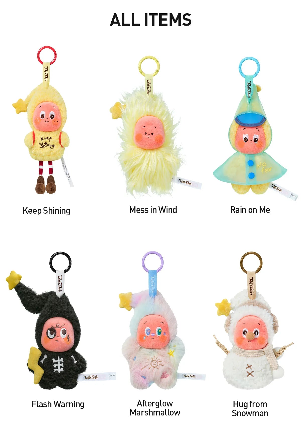 twinkle twinkle sweet dreams forecast series-plush pendant blind box