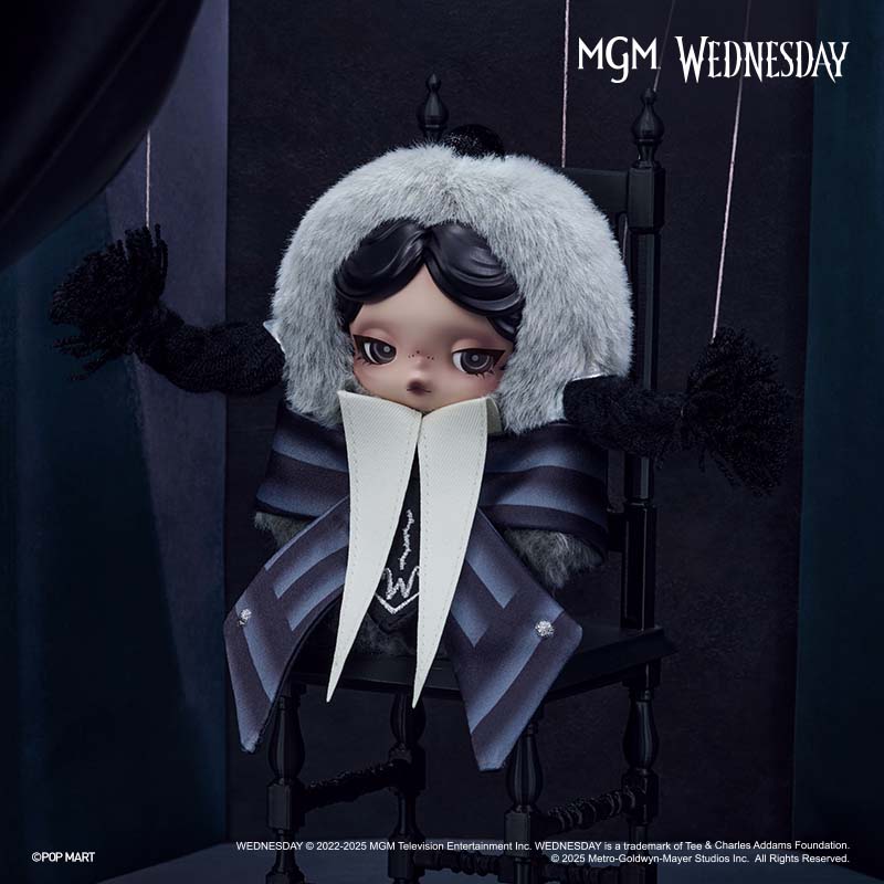 Skullpanda Wednesday Plush (Nevermore Academy Uniform Version